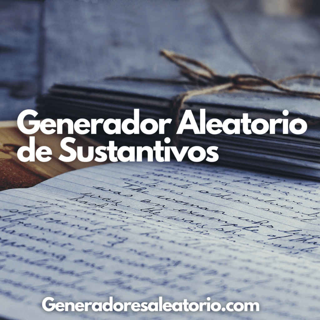 generador aleatorio de sustantivos